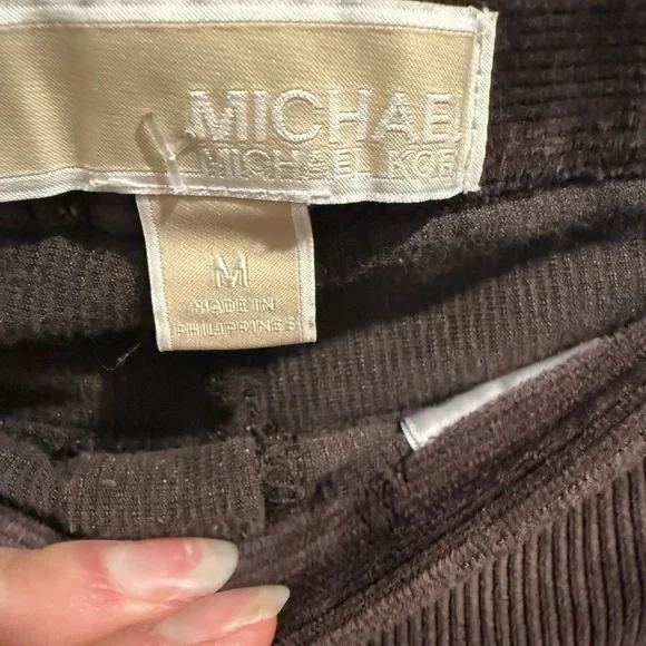 🩶Michael Kors Chocolate Corduroy Pants - Picture 2 of 5